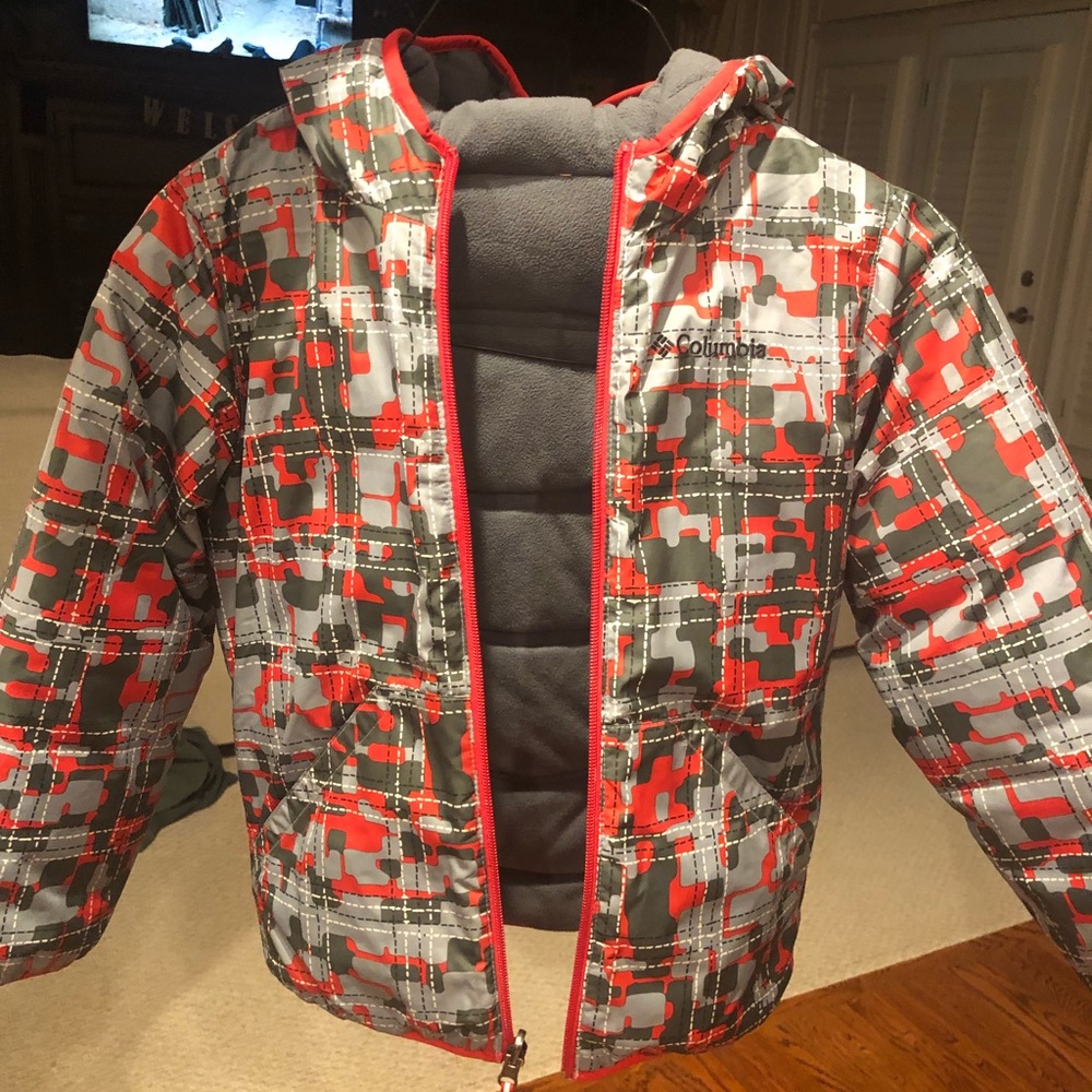 Columbia Coat Youth Small (8) REVERSIBLE
